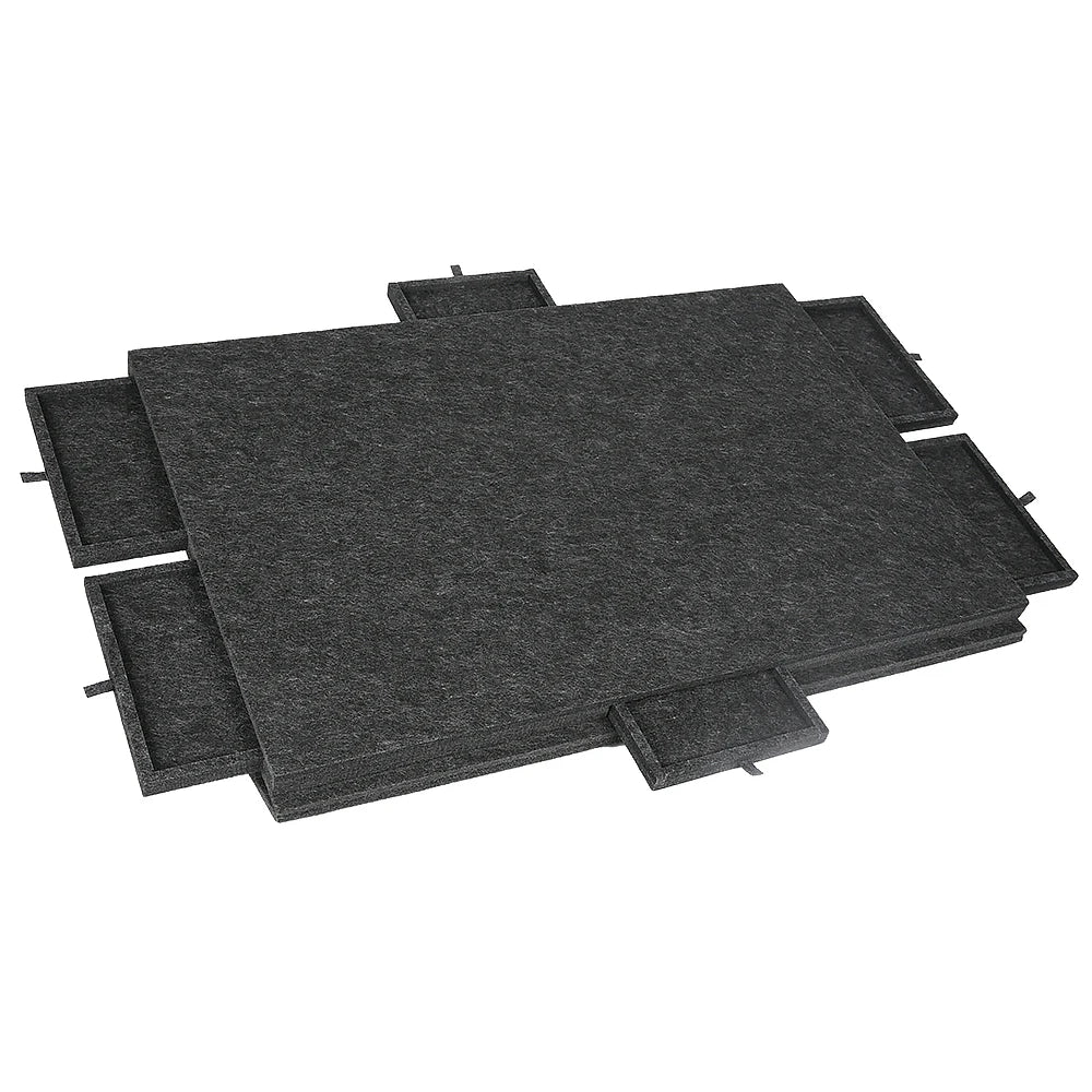 Plateau Puzzle Pliable 77×54 cm – Support Incliné, 6 Tiroirs de Tri & Housse de Protection