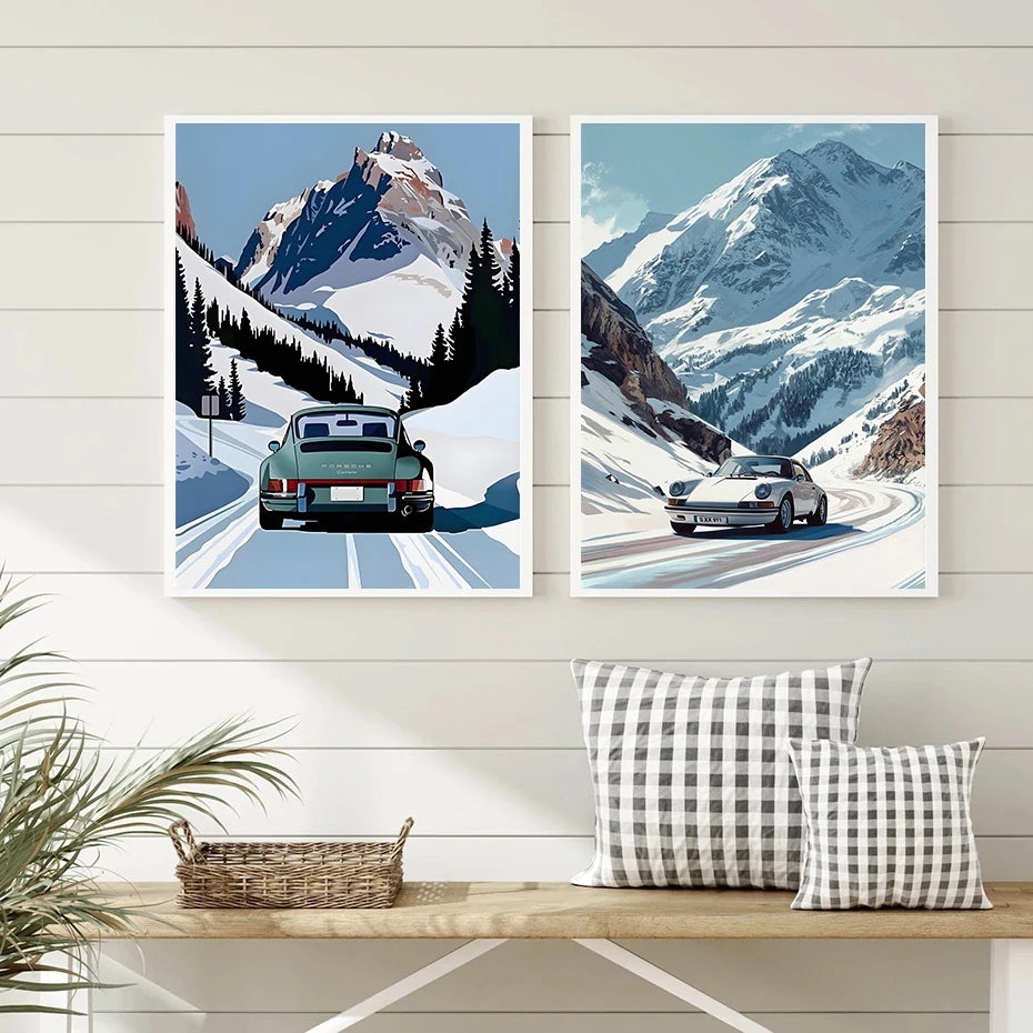 Affiche Classique Porsche 911