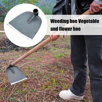 Houe de jardinage multifonction – Acier forgé, désherbage & plantation