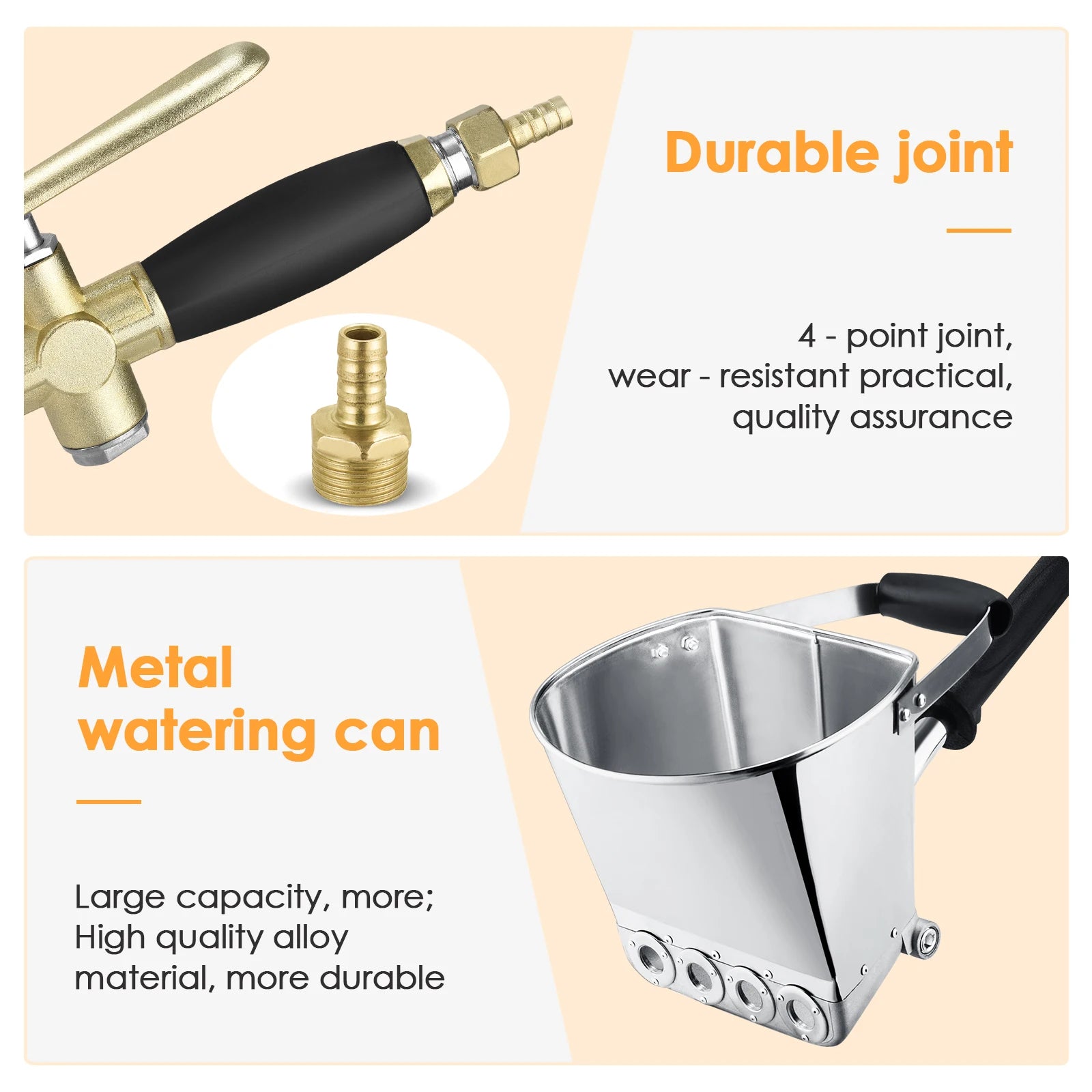 Pistolet Pulvérisateur de Mortier Pneumatique - Crépi Plâtre Ciment HVLP 4 Buses