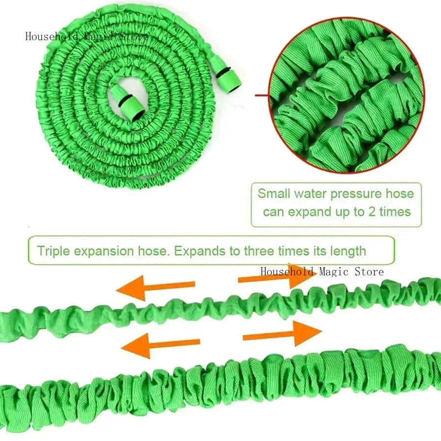 Tuyau d'Arrosage Extensible 15m – Magic Hose Haute Pression avec Pistolet