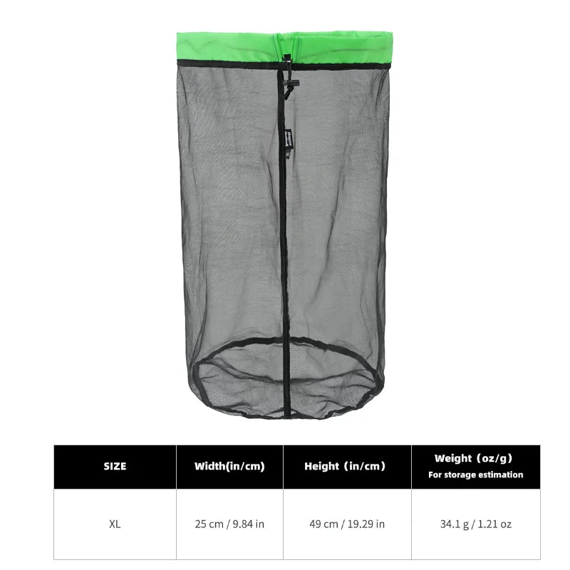 Sacs en Maille Ultralégers HODR –Lot de 5 Tailles 