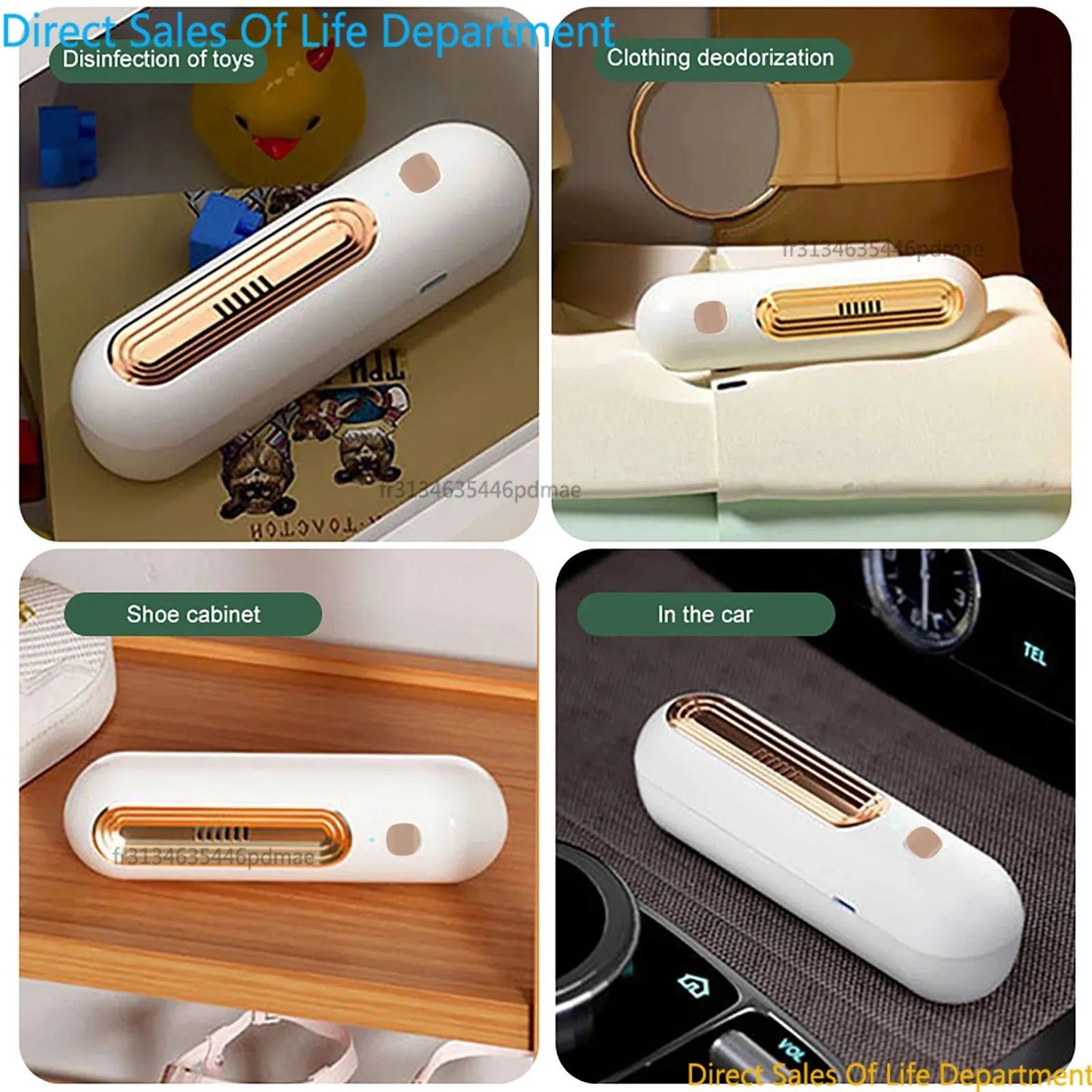Purificateur d'air & Désodorisant Réfrigérateur USB – Voiture, Toilettes, Cuisine