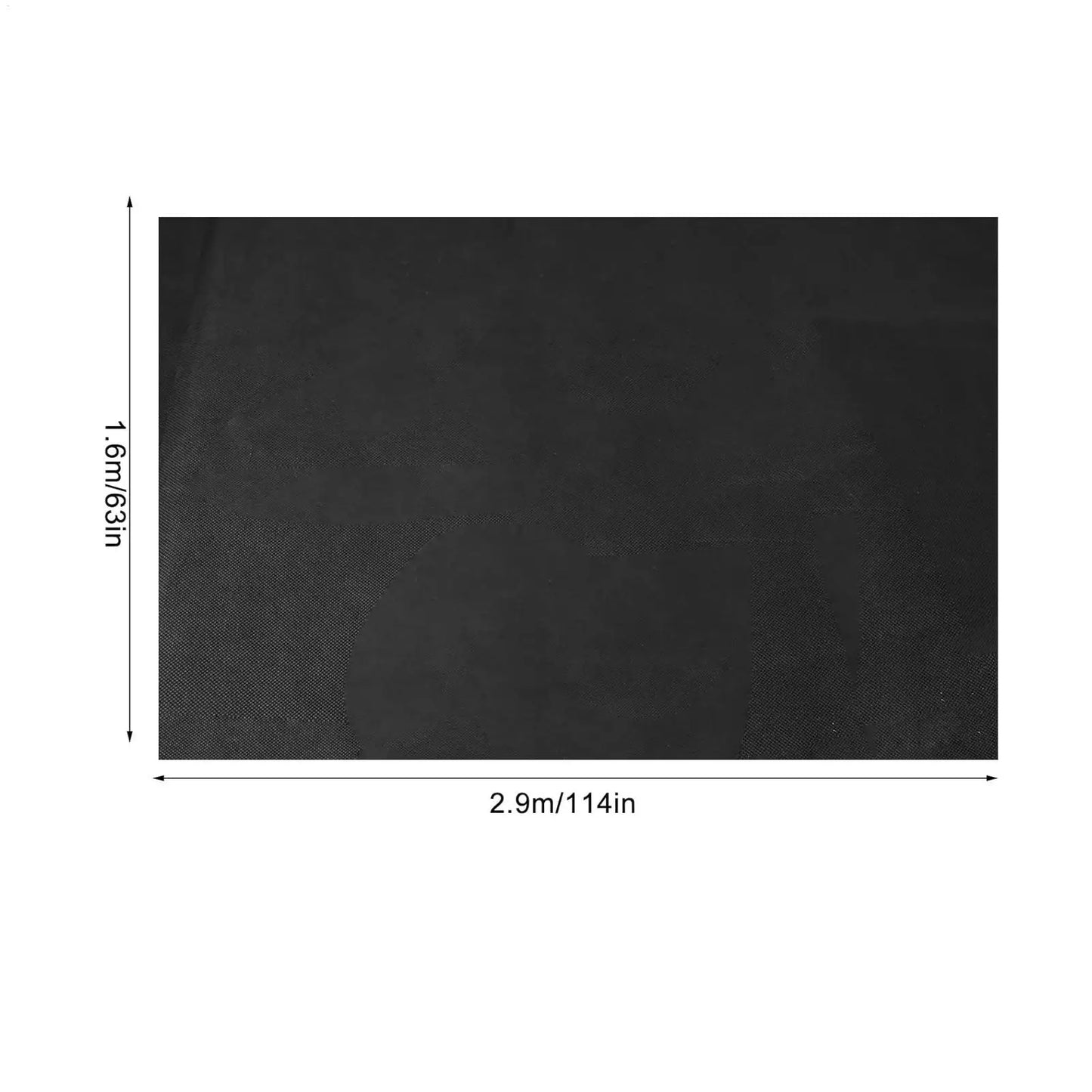 Toile de Paillage Non-Tissée Anti-Mauvaises Herbes – Respirante, Imperméable & Réutilisable – 160 × 290 cm