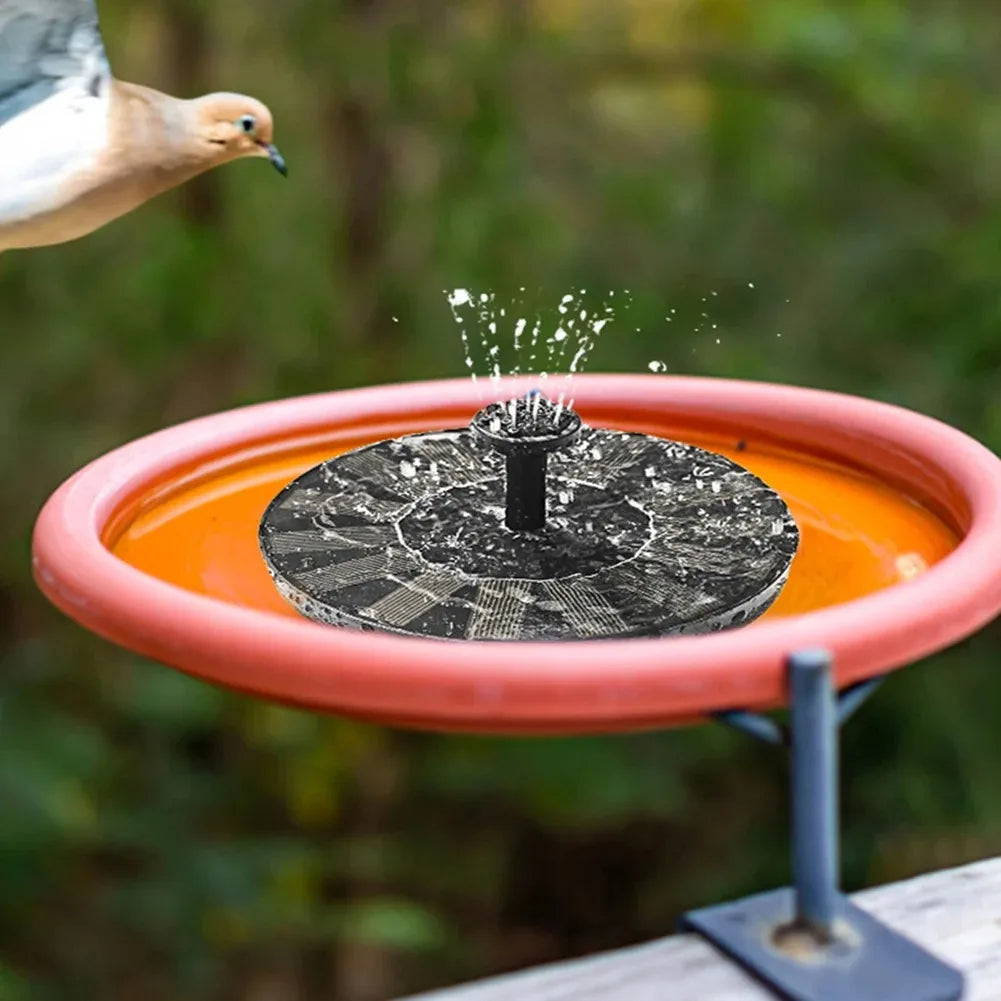 Fontaine Solaire Flottante 13/16/18cm – Pompe pour Bassin, Bain d'Oiseaux & Jardin