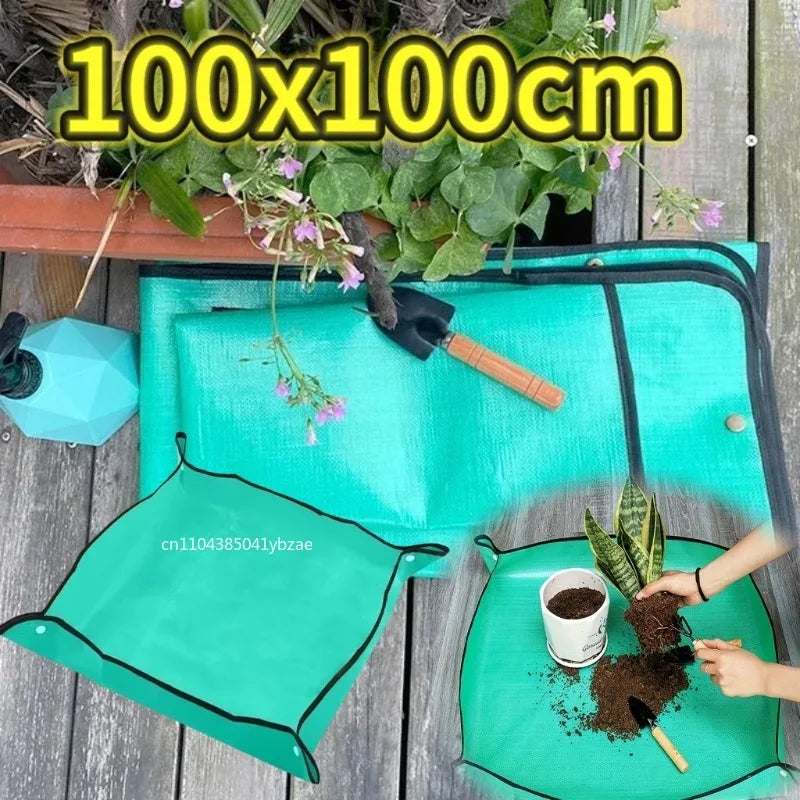 Tapis de Rempotage Imperméable Pliable – Protection Sol & Meubles pour Jardinage (50, 66 ou 100 cm)