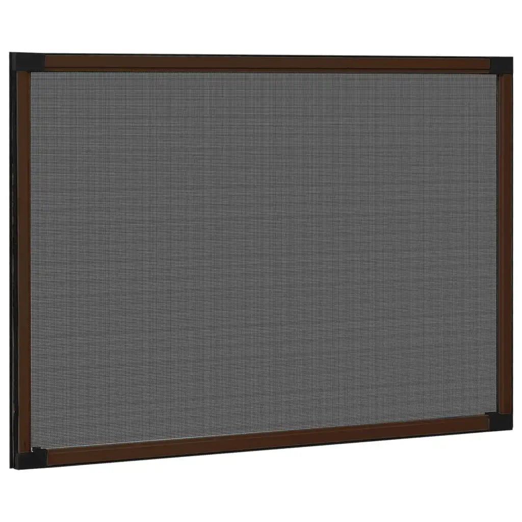 Moustiquaire Extensible pour Fenêtre vidaXL – Cadre Aluminium, (75-143)x50 cm, Sans Perçage