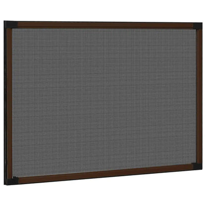 Moustiquaire Extensible pour Fenêtre vidaXL – Cadre Aluminium, (75-143)x50 cm, Sans Perçage