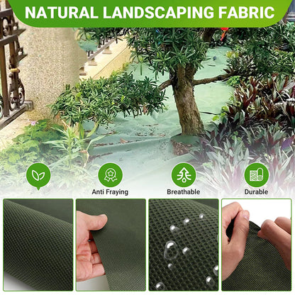 Toile Anti-Mauvaises Herbes Perforée 0,6M – Avec 10 Agrafes | Jardin, Potager, Verger