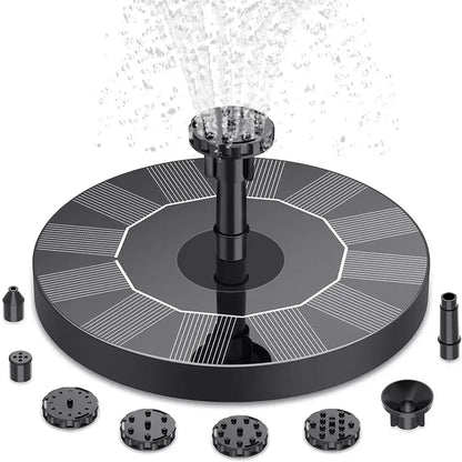Fontaine Solaire Flottante 13/16/18cm – Pompe pour Bassin, Bain d'Oiseaux & Jardin