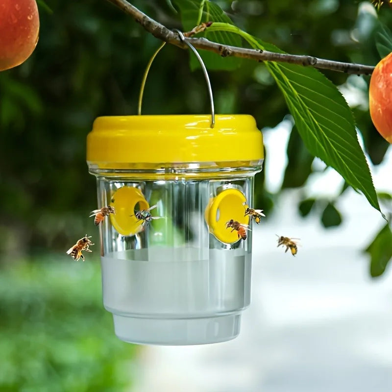 Piège à Insectes Transparent Extérieur – Mouches, Guêpes, Frelons | Avec Couvercle