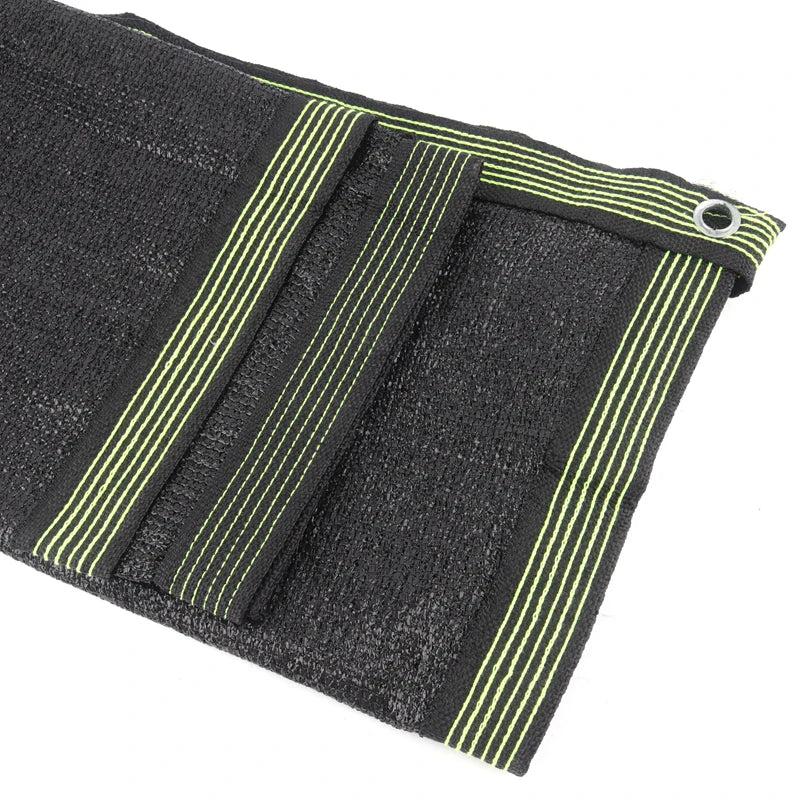 Filet d'Ombrage HDPE Noir 4/6/12PIN – Pare-Soleil Anti-UV 50~90% | Jardin, Serre, Pergola