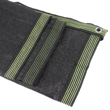 Filet d'Ombrage HDPE Noir 4/6/12PIN – Pare-Soleil Anti-UV 50~90% | Jardin, Serre, Pergola