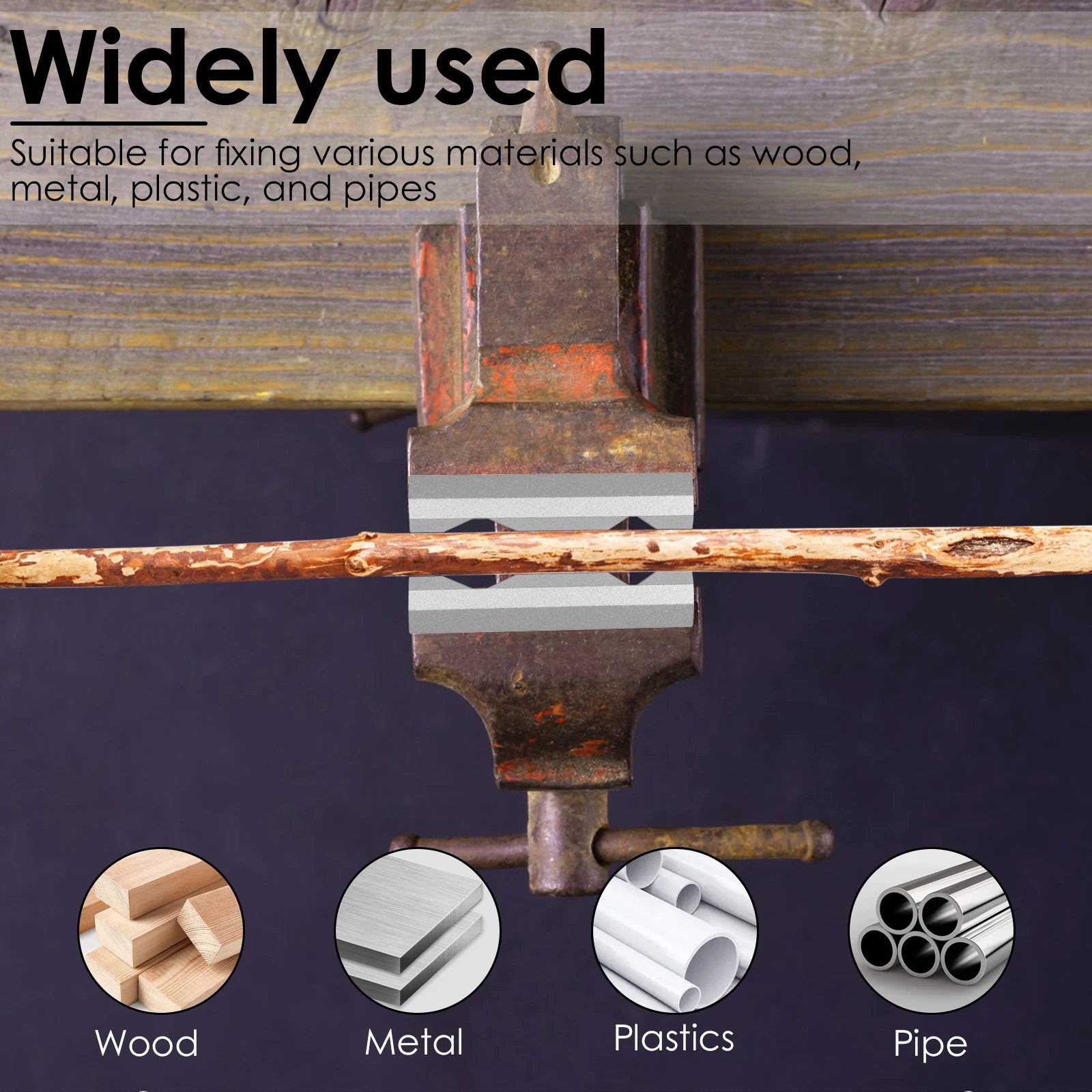 Mors Étau Magnétiques Aluminium Type V 6" 4" Protecteurs Mâchoires Plomberie Bricolage Paire