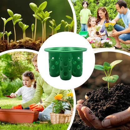 Plateau de Semis Hydroponique 7 Trous – Pot Nursery PLA, Ail, Oignons, Fleurs