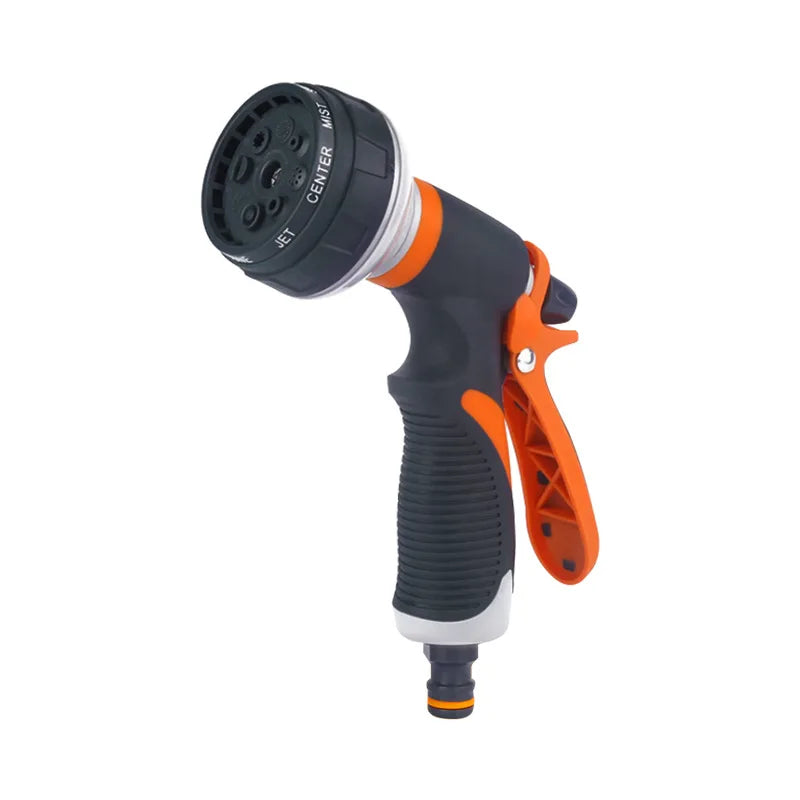 Pistolet d'Arrosage 8 Modes Haute Pression Réglable – Jardin, Pelouse & Nettoyage Extérieur (6 Styles)