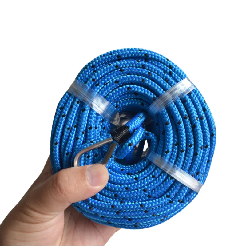 Corde d'Ancre Marine Premium 30m x 5mm en Nylon - Treuil Électrique Bateau 350kg
