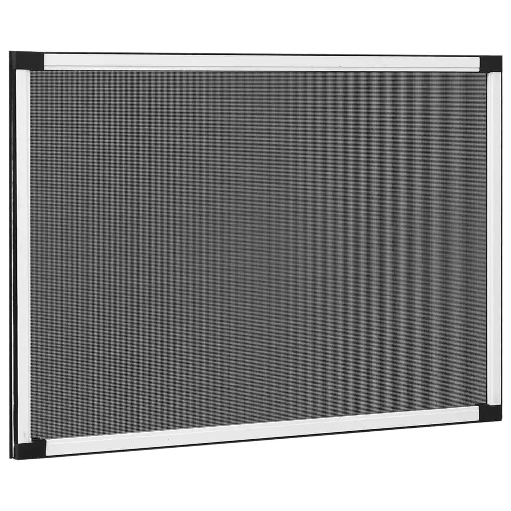 Moustiquaire Extensible pour Fenêtre vidaXL – Cadre Aluminium, (75-143)x50 cm, Sans Perçage