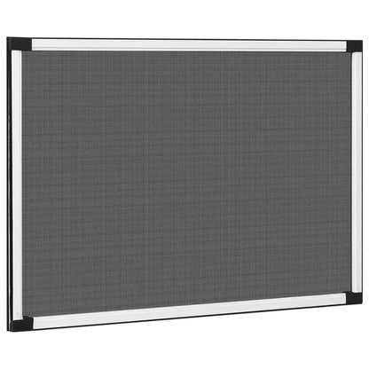 Moustiquaire Extensible pour Fenêtre vidaXL – Cadre Aluminium, (75-143)x50 cm, Sans Perçage