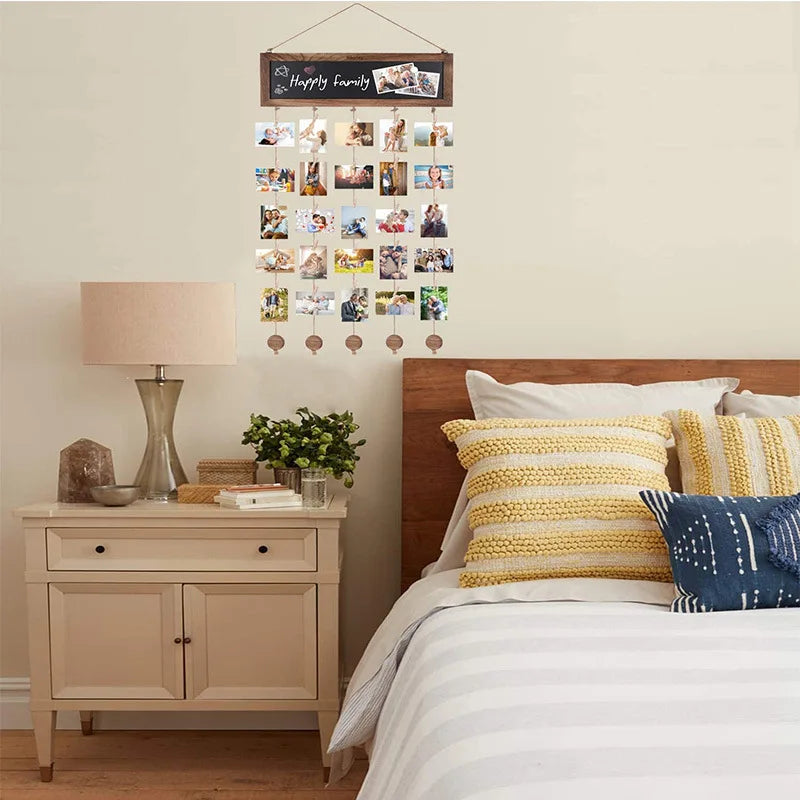 Pinces Murales en Bois pour Photos