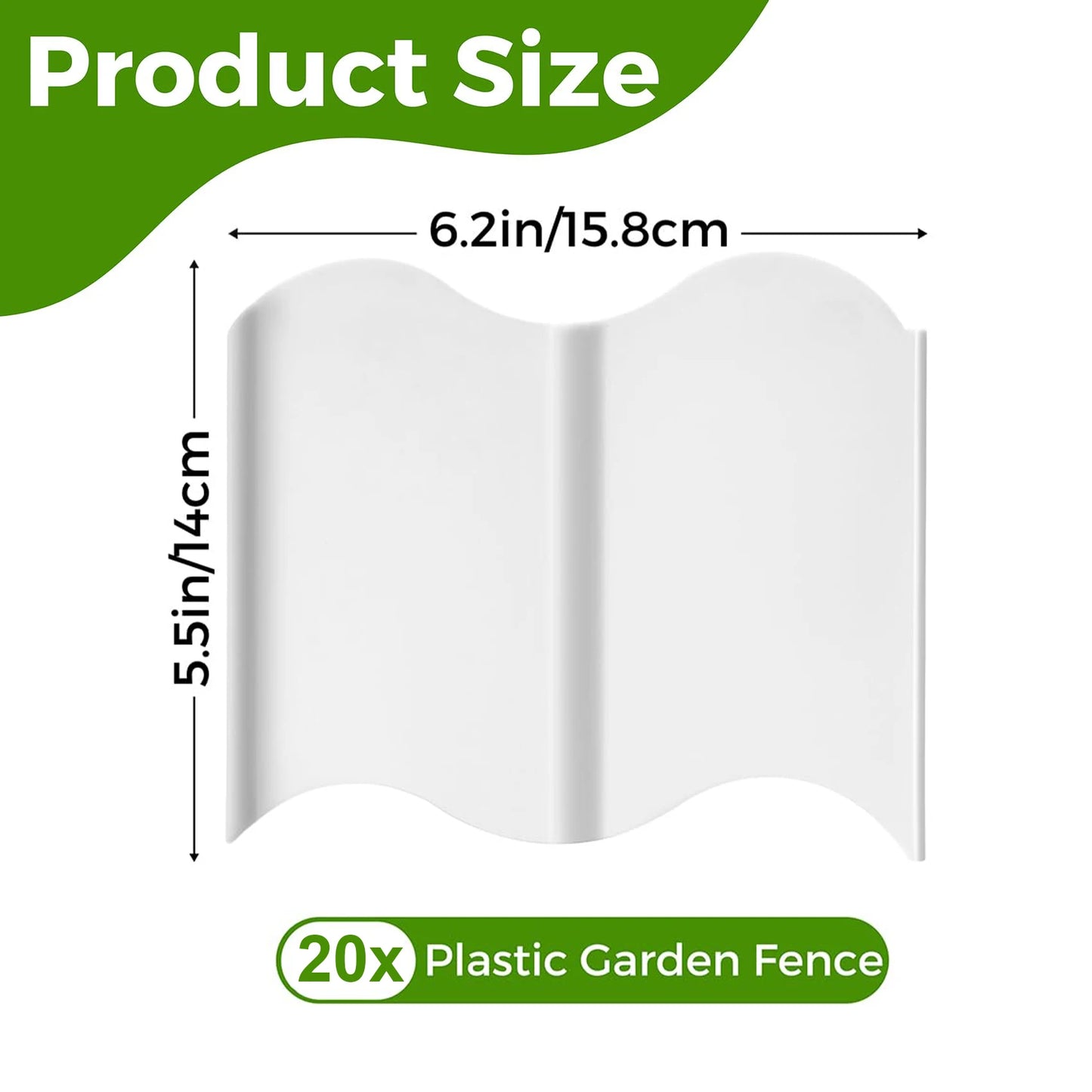 Bordure de Jardin Emboîtable en PP – Séparation Pelouse, Allée et Massif, Décoration Extérieure