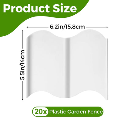 Bordure de Jardin Emboîtable en PP – Séparation Pelouse, Allée et Massif, Décoration Extérieure