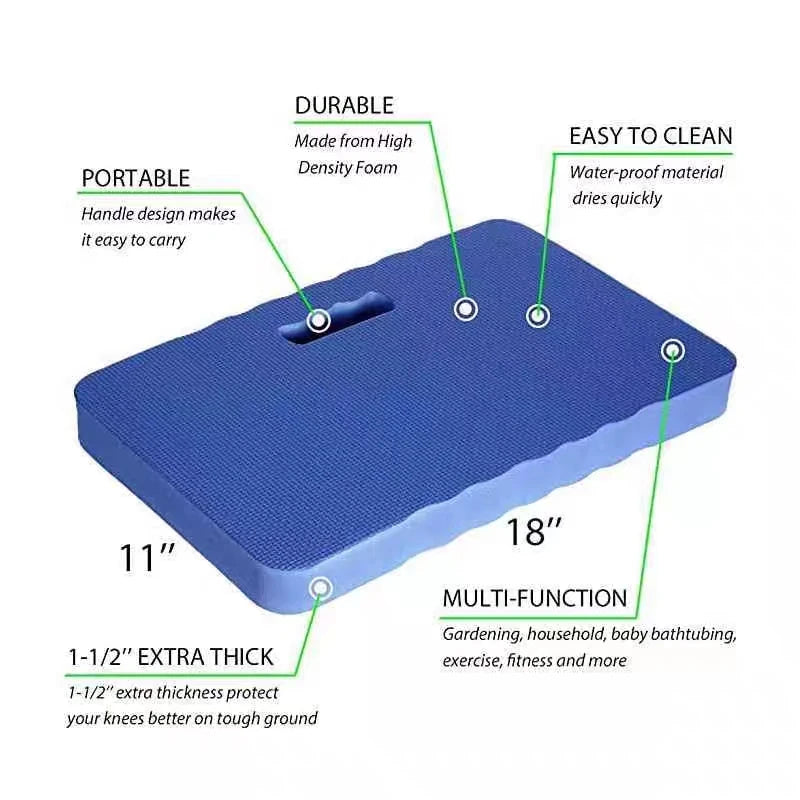 Tapis Genouillère Mousse EVA – Imperméable & Antidérapant | Jardin, Yoga, Bricolage