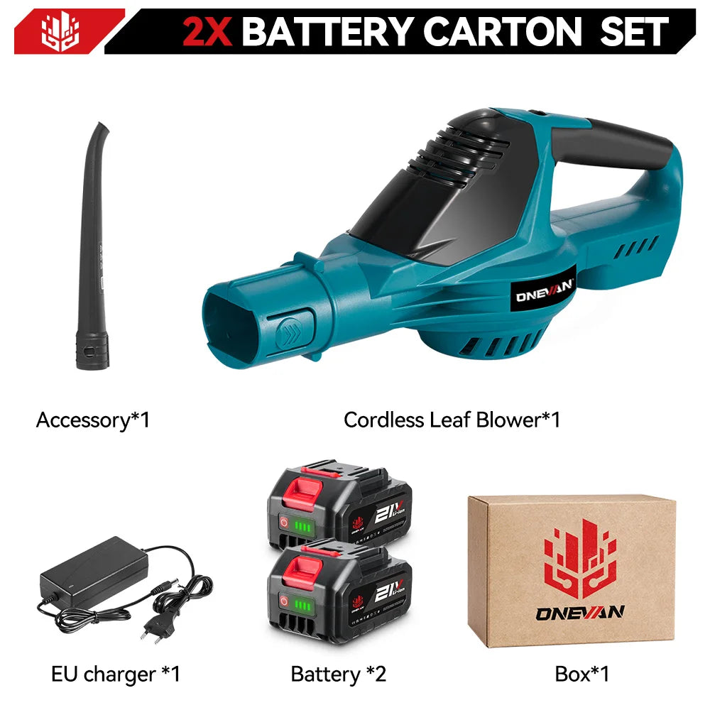 Souffleur de Feuilles Sans Fil Brushless 5500W – Compatible Batterie Makita | ONEVAN
