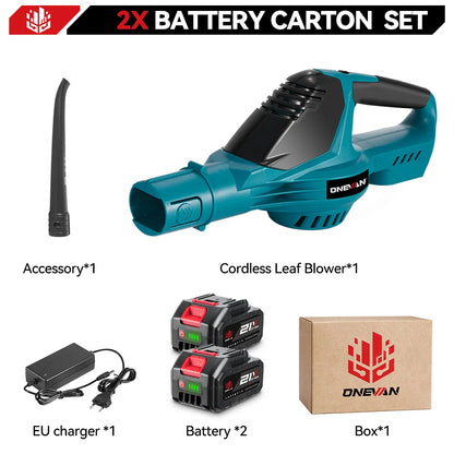 Souffleur de Feuilles Sans Fil Brushless 5500W – Compatible Batterie Makita | ONEVAN