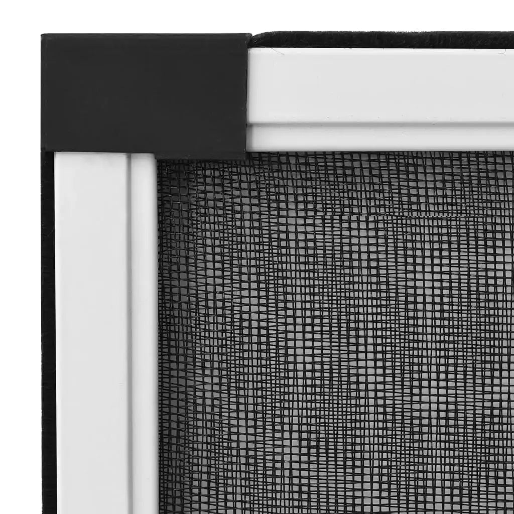 Moustiquaire Extensible pour Fenêtre vidaXL – Cadre Aluminium, (75-143)x50 cm, Sans Perçage
