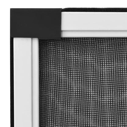 Moustiquaire Extensible pour Fenêtre vidaXL – Cadre Aluminium, (75-143)x50 cm, Sans Perçage