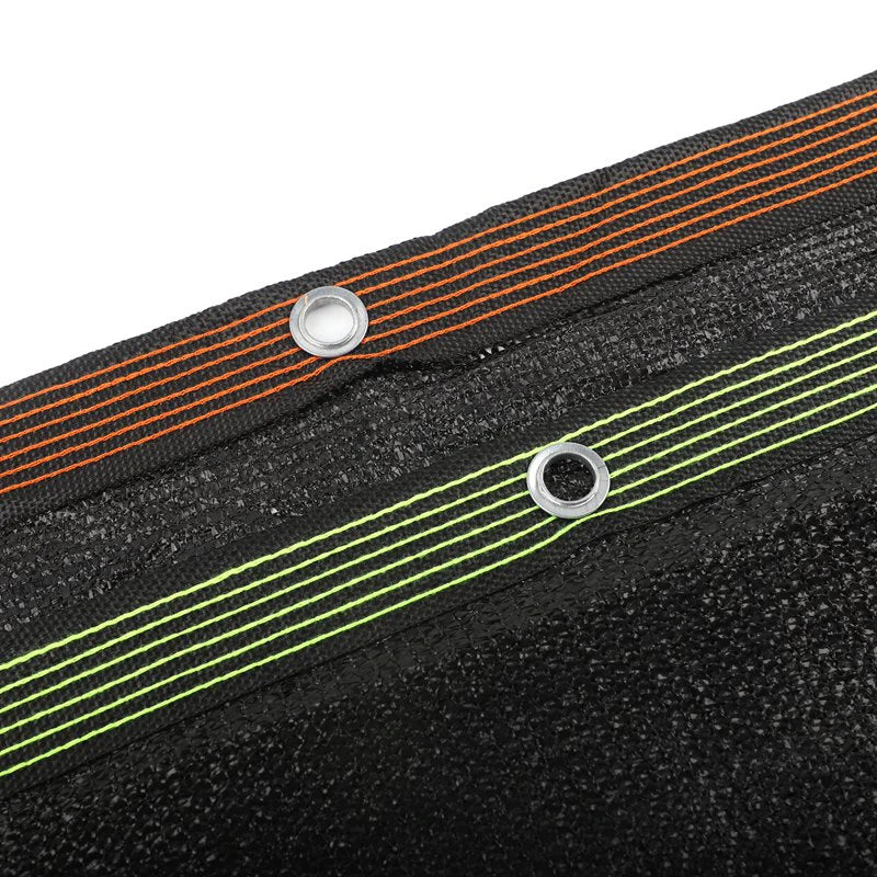 Filet d'Ombrage HDPE Noir 4/6/12PIN – Pare-Soleil Anti-UV 50~90% | Jardin, Serre, Pergola