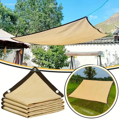 Filet d’ombrage HDPE anti-UV 85-90% – Jardin, Terrasse, Pergola, Voiture | 4 couleurs