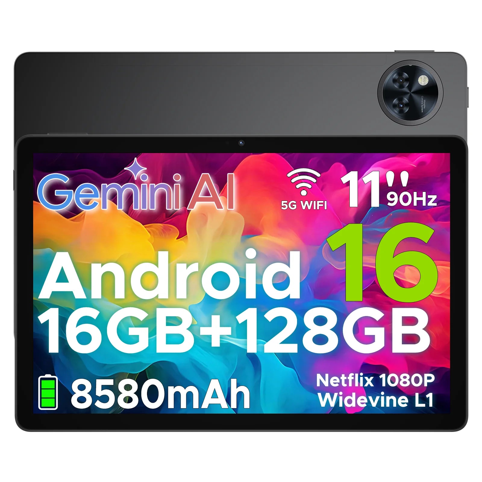 Tablette DOOGEE U11 11" Android 16 - 16GB+128GB - Écran 90Hz - Batterie 8580mAh