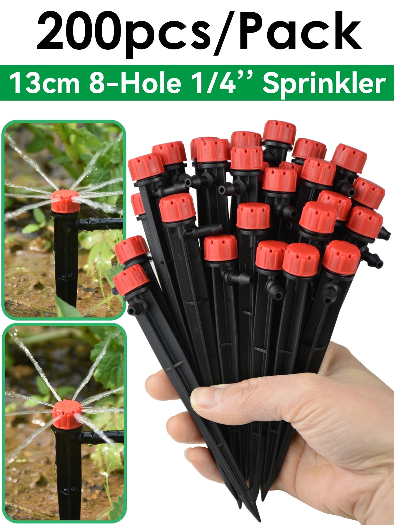 KESLA 5M-50M Automatic Watering Drip Irrigation System Garden Hose DIY Micro Drip Watering Kits w/ Adjustable Sprinkler Dripper