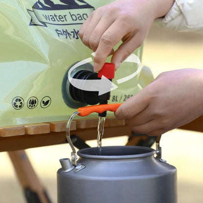 Sac de Stockage d'Eau Pliable avec Robinet – Camping & Randonnée (3L / 5L / 8L)