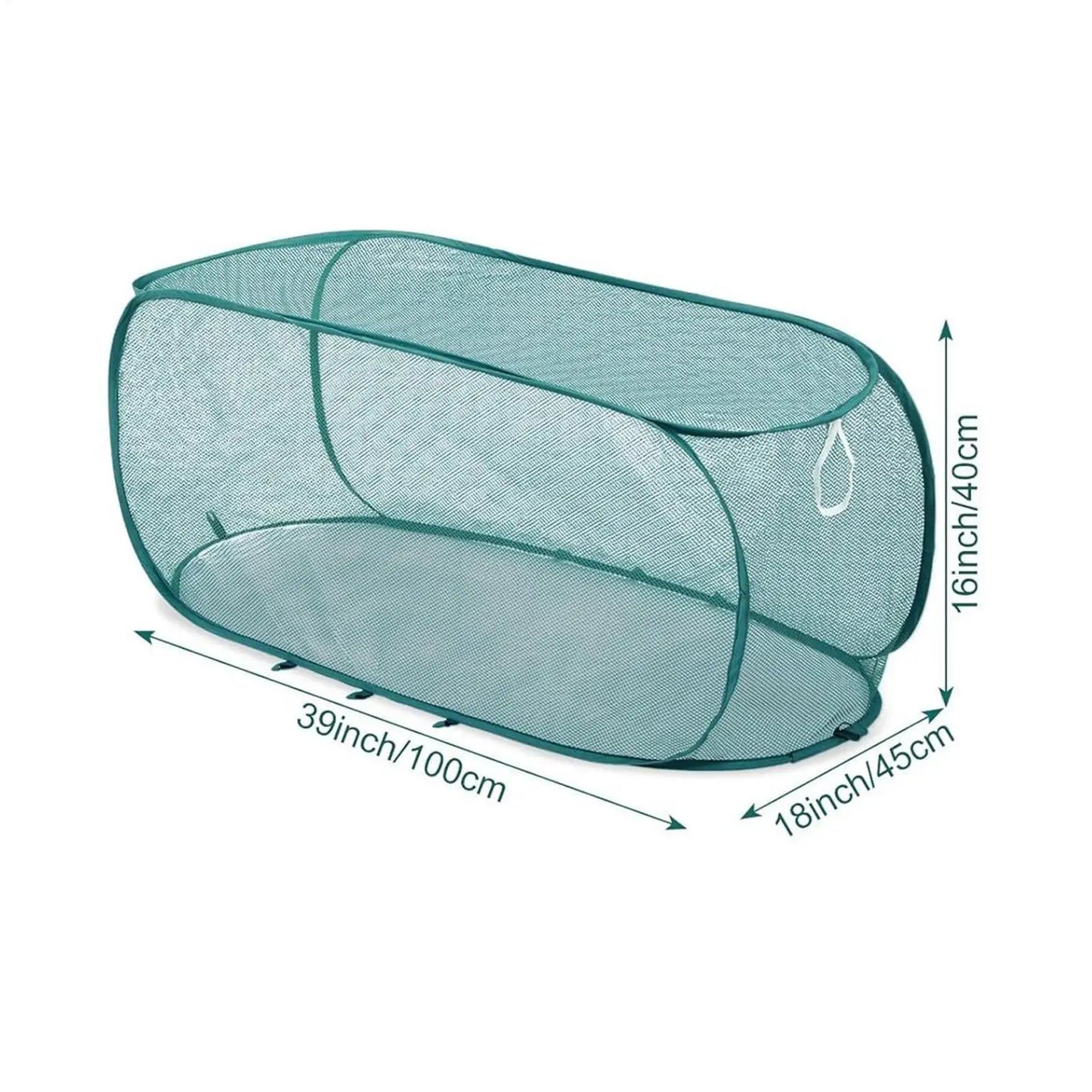 Filet de Protection Plantes Pop-Up Nylon – Lot de 2, 100x45x40cm, Anti-Oiseaux et Animaux, Jardin et Serre