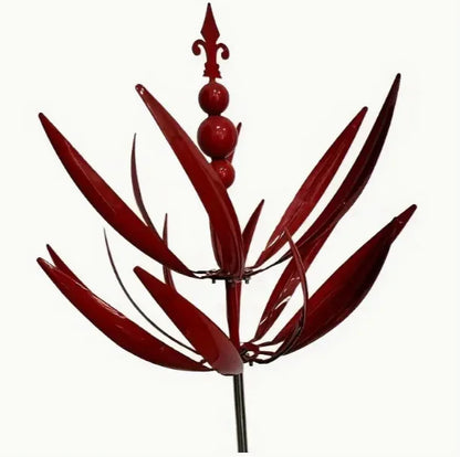Moulin à Vent Décoratif en Métal – Ornement Rotatif pour Jardin, Terrasse et Balcon