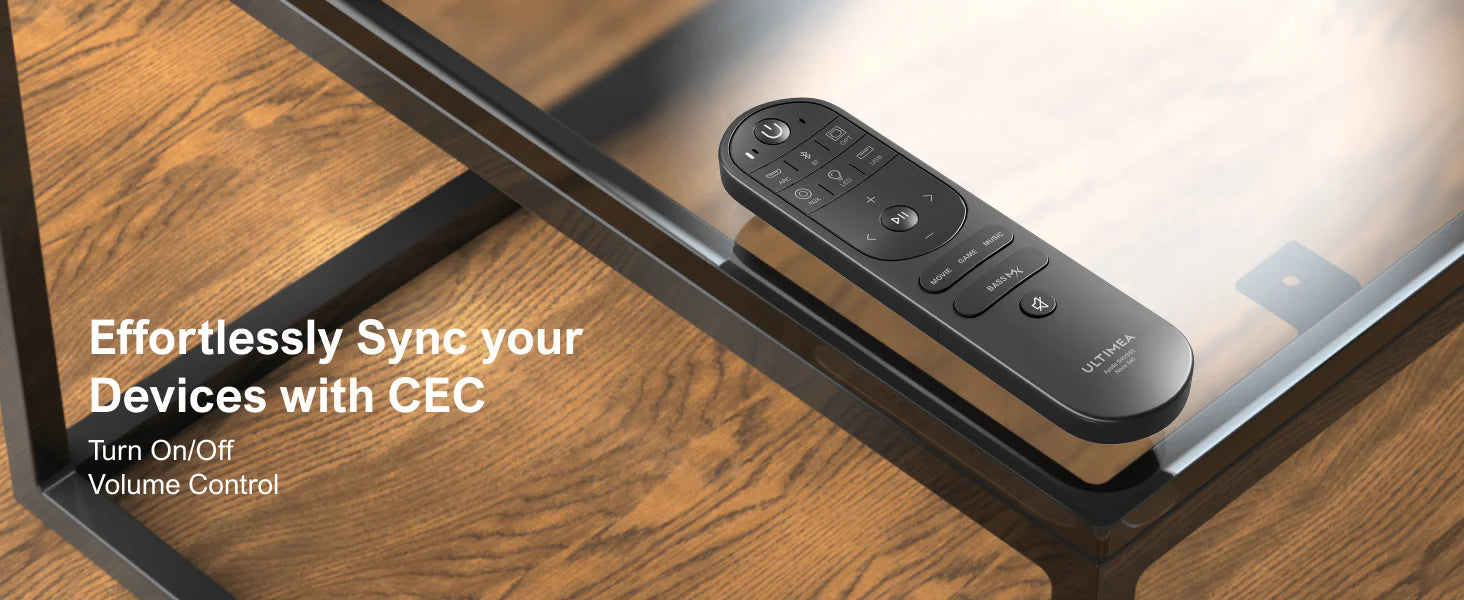 Barre de Son ULTIMEA 200W 4.1CH - Système Home Cinéma Bluetooth avec Subwoofer