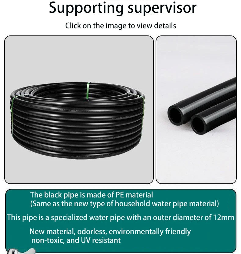 Kit d'Irrigation Automatique 5-20M - Arroseur Rotatif Buse Cuivre Jardin Balcon