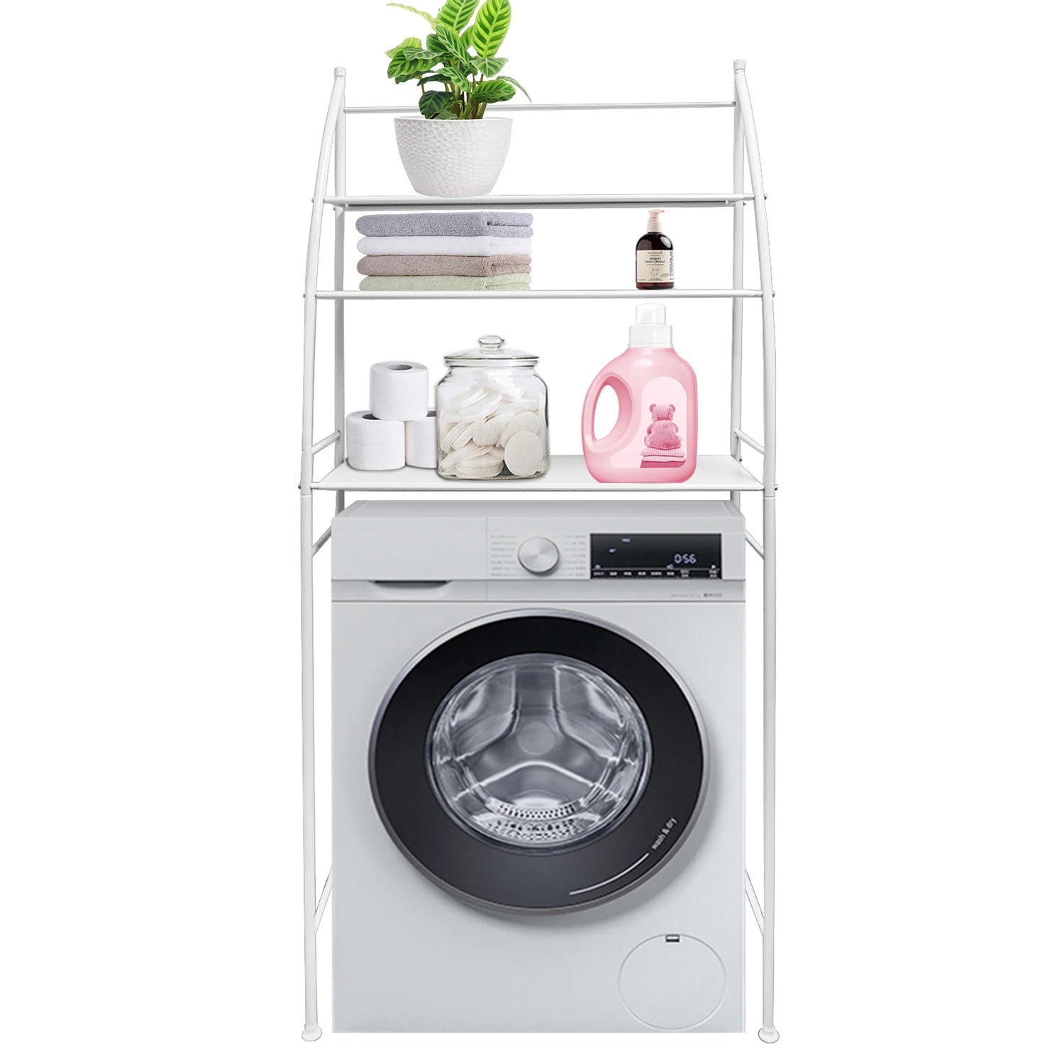 Étagère Salle de Bain 3 Niveaux en Métal