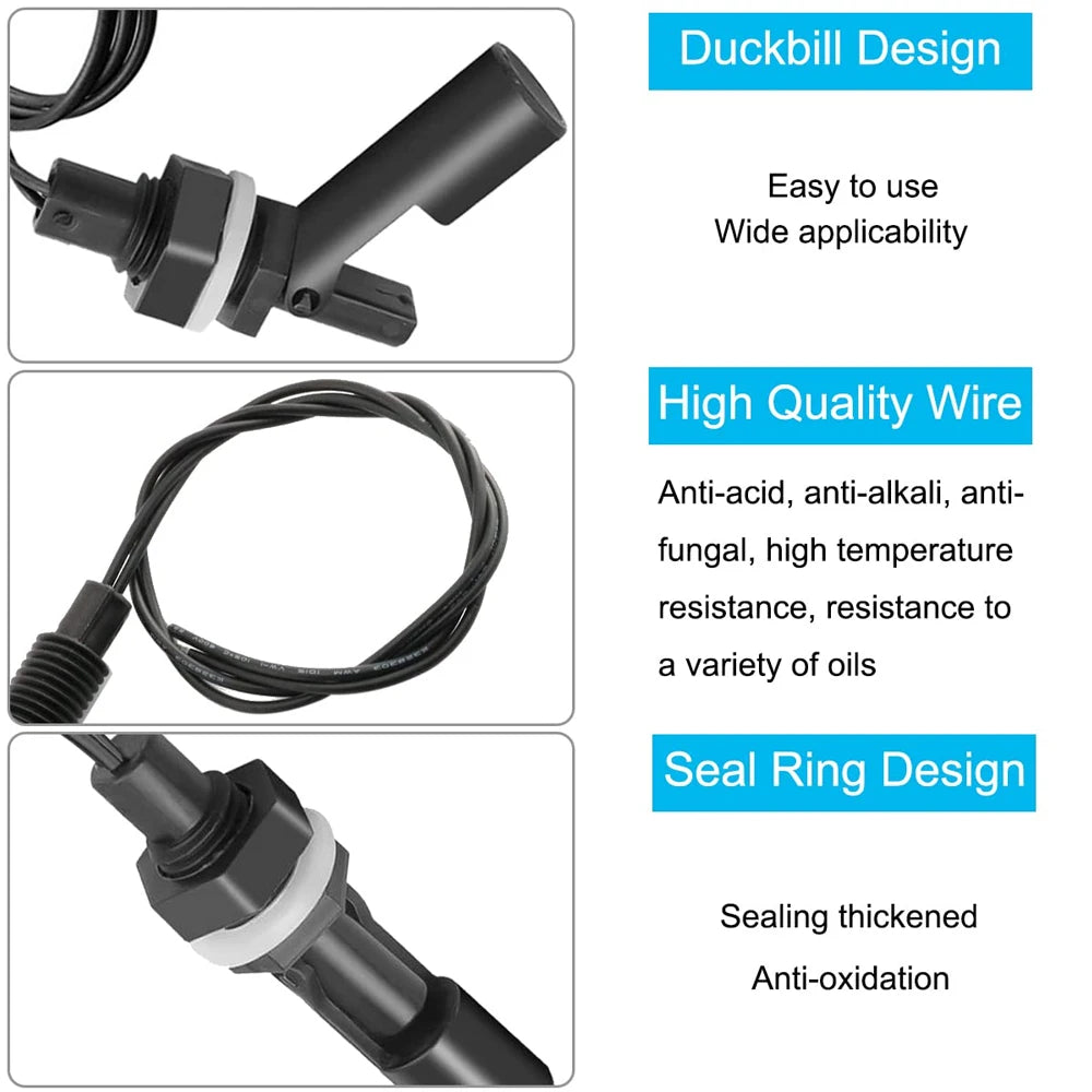 Liquid Water Level Sensor Aquarium Horizontal Float Sensor Switch Control Switch Automatic Water Pump Controller For Tank Pool
