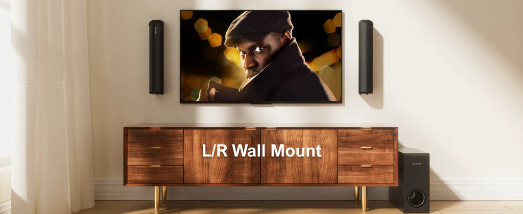 Barre de Son ULTIMEA 200W 4.1CH - Système Home Cinéma Bluetooth avec Subwoofer