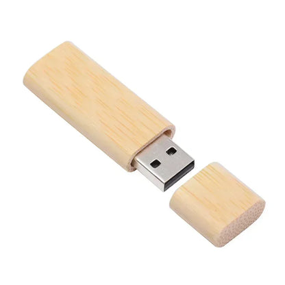 Clé USB en Bois Personnalisée – Logo Gratuit | 4 à 128 Go | Coffret Cadeau