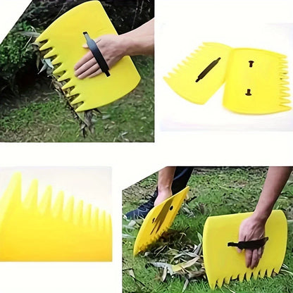 Râteau de jardinage manuel – Nettoyage feuilles, débris, pelouse & jardin
