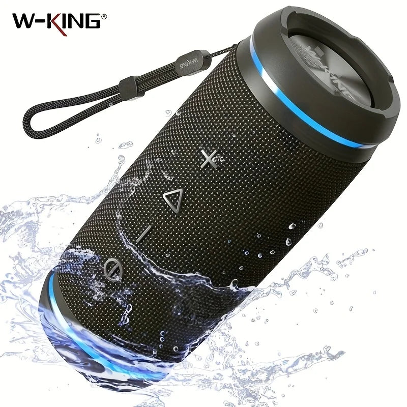Enceinte Bluetooth W-KING BT226 36W - Son 360° Hi-Fi, IPX6 Waterproof, 24H Autonomie