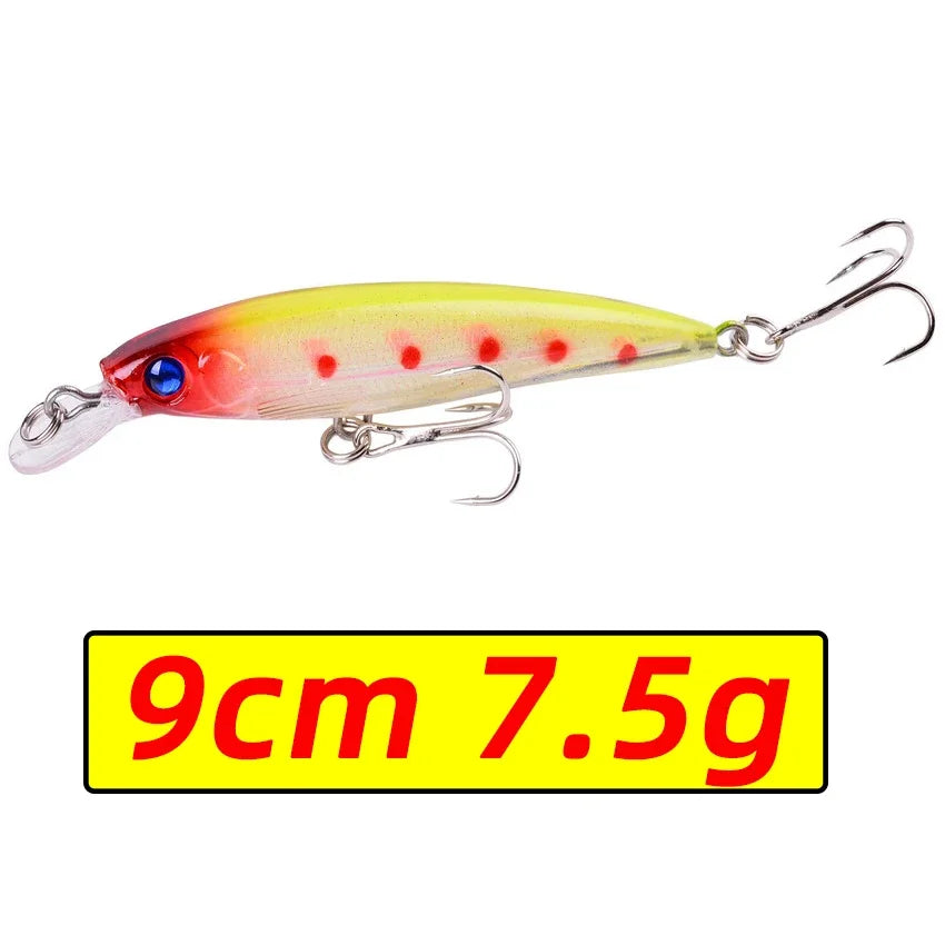 Leurre Pêche Minnow Laser 11cm 13g Poisson Nageur Crankbait Carnassier Brochet Perche Wobbler