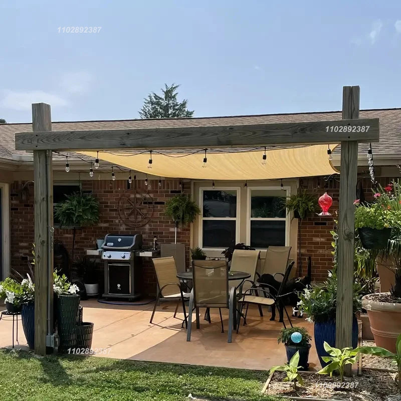Filet d’ombrage HDPE anti-UV 85-90% – Jardin, Terrasse, Pergola, Voiture | 4 couleurs