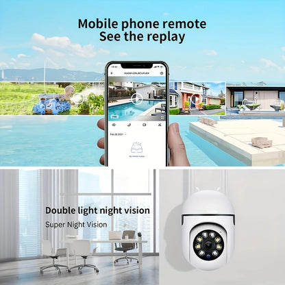 Caméra de Sécurité WiFi 1080P HD BoyKeep – Vision Nocturne Couleur, Audio Bidirectionnel, Rotation 360°