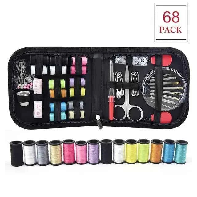 Kit de Couture Complet – 68 ou 98 Pièces, Boîte de Rangement Incluse